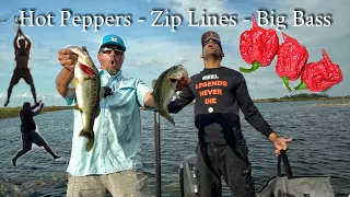 Carolina Reaper Bass Challenge - Ft. Catch Em All Fishing