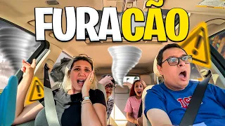 Passamos por um furacão de CARRO 🌪 Família Pontes