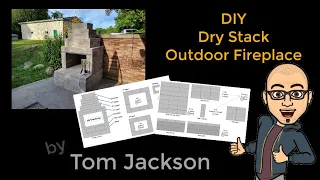 DYI - Build Your Own Drystack Outdoor Fireplace with Cinder Blocks