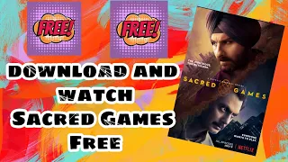 Download or Watch Sacred Games For FREE | All Episodes