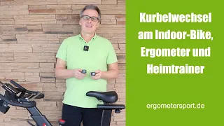 Kurbelwechsel am Ergometer und Indoor Cycle