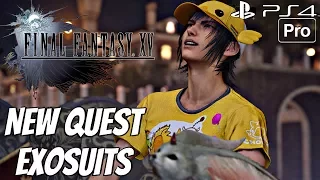 FINAL FANTASY XV - Melusine Hunt Quest & Exosuits Gameplay Walkthrough (PS4 PRO)