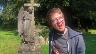 Ghost Hunting At Trevethin Graveyard Part 3 (Return To The Haunted Statue)