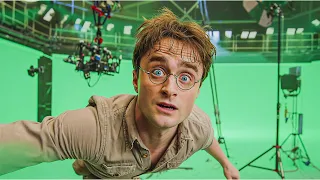 What HARRY POTTER Movies Look Like Behind The Scenes (CGI, VFX, BLOOPERS)