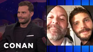 A Fan Asked Jamie Dornan For A Photo At A Urinal | CONAN on TBS