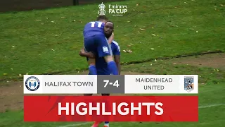 The Shaymen Win Eleven Goal Thriller! | Halifax Town 7-4 Maidenhead United | Emirates FA Cup 2021-22