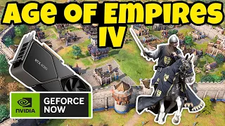 Age Of Empires IV 4080 GeForce NOW Ultimate 4K 120FPS Performance & Gameplay