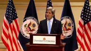 Secretary of State John F. Kerry Address at U.Va.