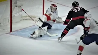 Bobrovsky Keeps This Game Scoreless On The Canes' 5 on 3 Chance