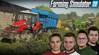 Akcja Kiszonka u Sąsiadów😂🌾Popsuta Sieczkarnia?😂☆ "Koledzy zza Miedzy'"#161 FS22🚜 MST🚜