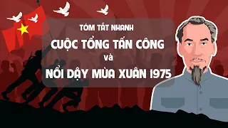 Các cuộc tấn công và nổi dậy mùa xuân 1975 - Tóm tắt lịch sử Việt Nam - EZ Sử