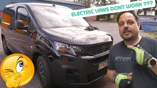 PEUGEOT PARTNER ALL ELECTRIC van tour and review