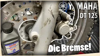 Bremse entlüften und Beläge tauschen  - Yamaha DT 125 DE03 4BL