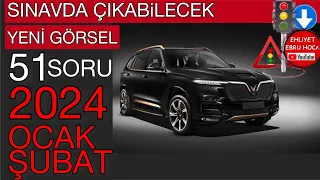 YENİ GÖRSEL SORU / 2024 OCAK ŞUBAT EHLİYET SINAV SORULARI/EHLİYET SINAV SORULARI 2024 /2024 OCAK