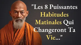 Les 8 incroyables habitudes matinales qui changeront ta vie | Paroles de sages