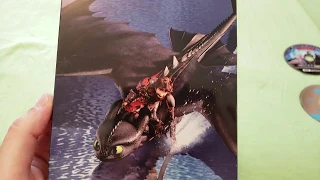 Up Close of How to Train Your Dragon: The Hidden World Best Buy Steelbook Exclusive