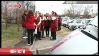 В Кемерове загорелся супермаркет