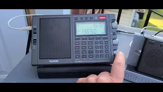 Radiwow R-108 VS Tecsun PL-380 VS Tecsun PL-990X Radio Romania 13650 kHz Shortwave