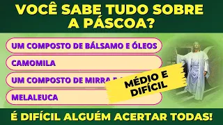 [PÁSCOA] 20 PERGUNTAS BÍBLICAS - QUIZ BÍBLICO - NÍVEL DIFÍCIL E MÉDIO - COM RESPOSTAS COMENTADAS ❤ 1