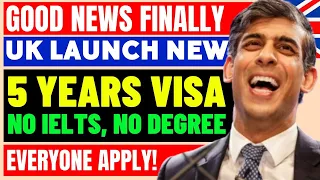 Good News! UK Launch New 5-Year Work Visa: No Ielts, No Degree For Everyone