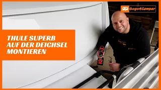 Deichselabdeckung am Wohnwagen anbauen inkl. Thule Superb Fahrradträger montieren | DIY