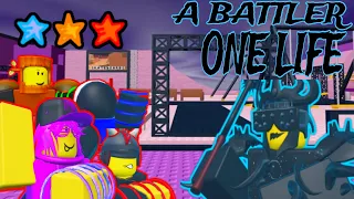 ONE LIFE BARBED BATTLER VS COILFRONTATION 3 STARS | Roblox The Battle Bricks