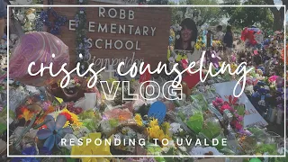 Supporting UVALDE students & families … grief & crisis counseling vlog