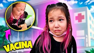 TOMEI VACINA E CHOREI MUITO😭! | YU e FAMÍLIA