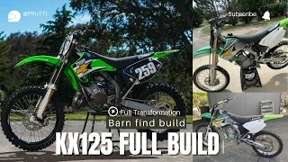 KX125 Two Stroke transformation build Start to finish