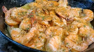 Garlic Shrimp Recipes / Easy Garlic Buttered Shrimp Recipe