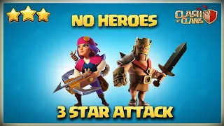 NO HEROES AT TH11 ?  NO PROBLEM ! / TH11 GOWITCH BATS WITHOUT HEROES ATTACK STRATEGY