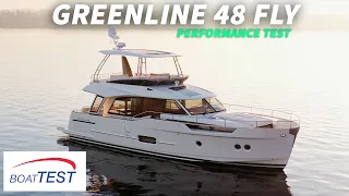 Greenline 48 Fly (2019-) Test Video - By BoatTEST.com