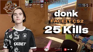 donk 25 Kills vs Boombl4 (Anubis) FACEIT Ranked Apr 20, 2024 | CS2 POV