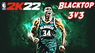 NBA 2K22 Blacktop (3v3) Giannis Luka and Kareem VS MJ Leonard and Russel!