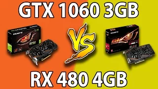 GTX 1060 3GB vs RX 480 4GB | New Games Benchmark