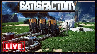 Ersten Vorbereitungen u. Anschlüsse für die Atomkraft - Satisfactory #20 (Live Gameplay | Koop | PC)