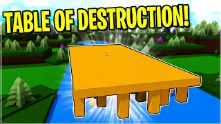 TABLES OF DESTRUCTION!