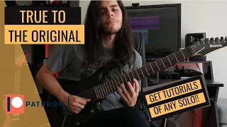 Megadeth - Tornado of Souls Solo [ 99% ACCURATE ] & HOW TO PLAY IT  - Link in description