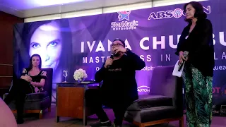 Direk Rahyan Carlos reveal his technique in Chubbuck workshop