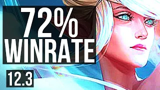 JANNA & Jinx vs BRAND & Jhin (SUP) | 1/1/18, 72% winrate | EUW Master | 12.3