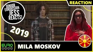 NORTH MACEDONIA JUNIOR EUROVISION 2019 REACTION: Mila Moskov - Fire | JESS REACTS!