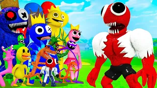 НОВЫЙ КРАСНЫЙ КАЧОК ПРОТИВ ВСЕХ РАДУЖНЫХ ДРУЗЕЙ В ГАРРИС МОД! RAINBOW FRIENDS В Garry`s Mod!