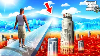 Franklin Crossing Most Dangerous glass Bridge in GTA 5 || Gta 5 Tamil