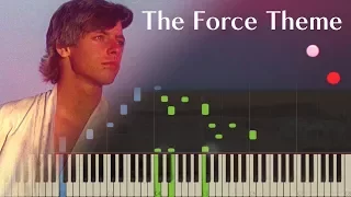 Star Wars - The Force Theme - Piano (Synthesia)