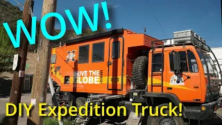 DIY Converted Army Truck Overland Expedition Vehicle  - Tour and Interview