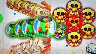 Agar.io *NEW* TROLLING "DOUBLE BAIT" / POPSPLIT WITH SAME MASS / BEST TROLL