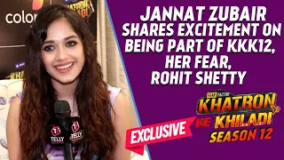 Khatron Ke khiladi 12 | Jannat Zubair Interview: REVEALS She's Scared Of Coffin, Anushka Sen's Tip