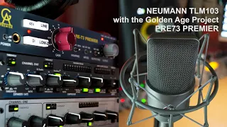 Neumann TLM103 mic on Preamp comparison: UA710 Twinfinity -GAP pre73 Premier -GAP pre73 DLX MKII