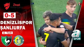 Denizlispor 0 - 5 Şanlıurfaspor MAÇ ÖZETİ (Ziraat Türkiye Kupası 4. Tur Maçı) / A Spor / 10.11.2022