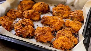 Oven breaded chicken thighs!